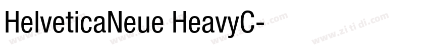 HelveticaNeue HeavyC字体转换